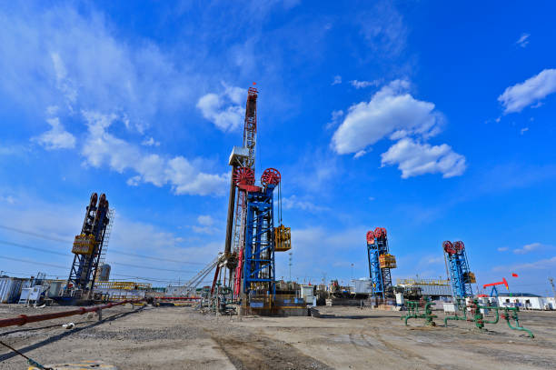 istock The oil pump 1021952798