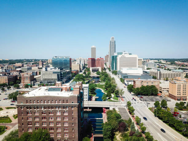 istock Downtown Omaha Nebraska Drone Photo 1021952962