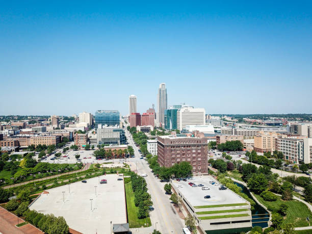 istock Downtown Omaha Nebraska Drone Photo 1021952968