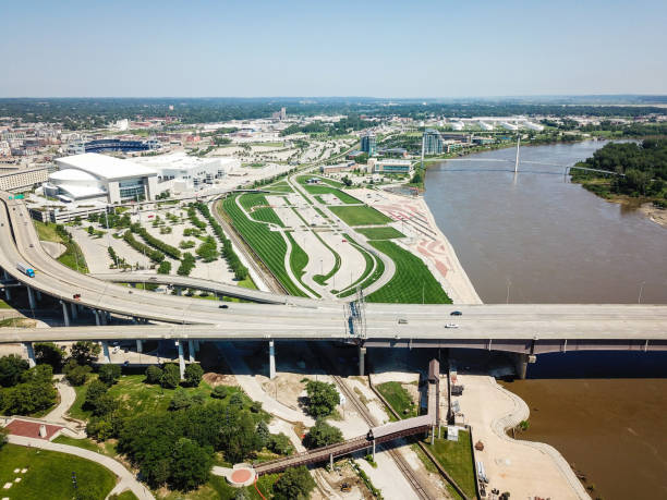 istock Downtown Omaha Nebraska Drone Photo 1021953026
