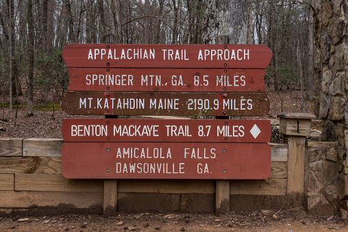 Appalachian Trail Approach Sign for 2018