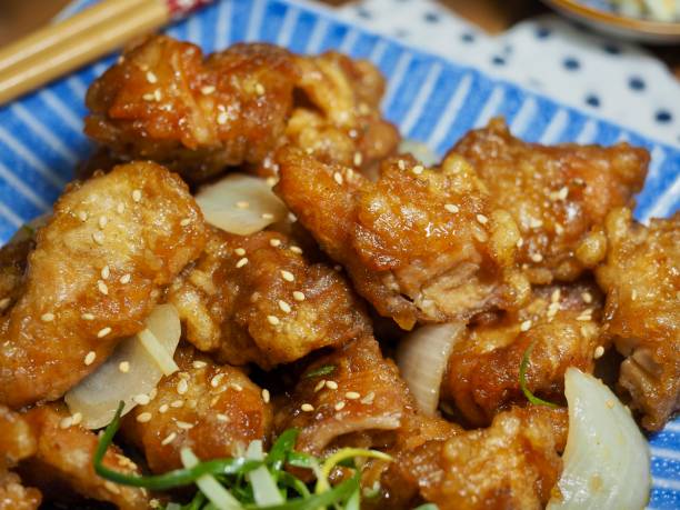 istock Soy sauce seasoned chicken 1021967544