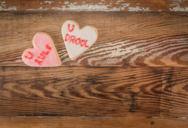 istock U Rule and U Drool Heart Cookie 1021984146