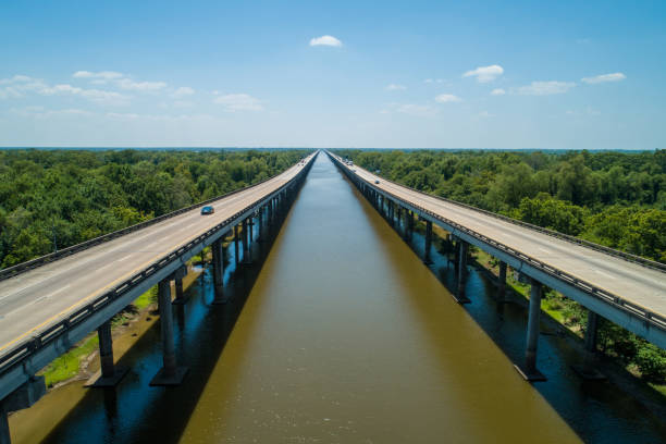 Atchafalaya Basin Bridge Breaux Louisiana