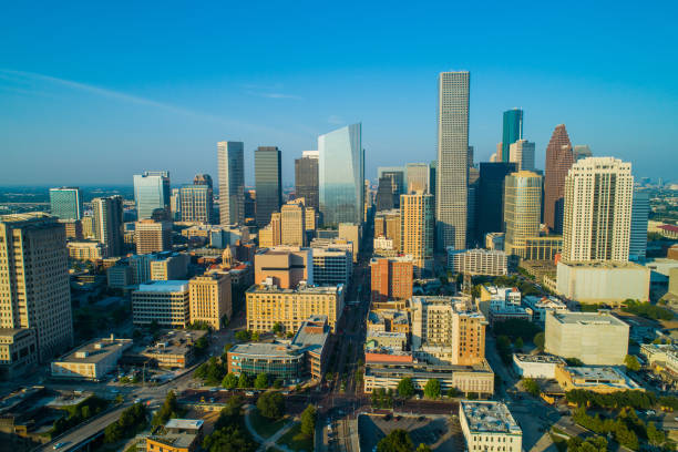 istock Aerial Houston Texas Skyscrapers Downtown 1022005500