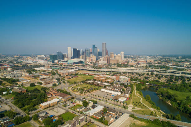 istock Aerial drone shot Houston Texas 1022005516