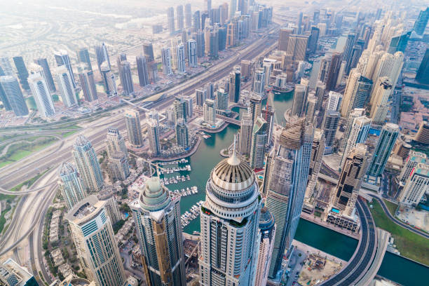 istock Dubai Marina Urban Skyline 1022012320