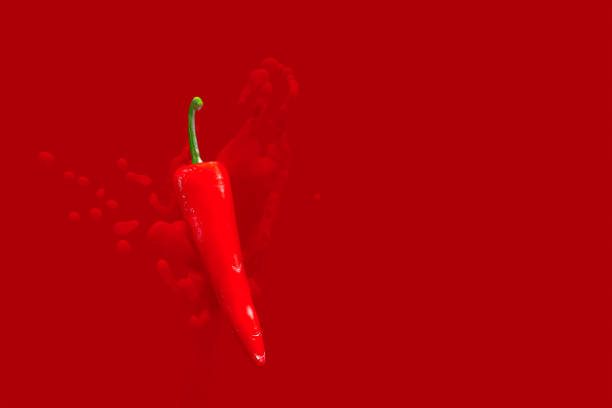 istock Minimal concept. Chili pepper red hot with clipping path 1022012502