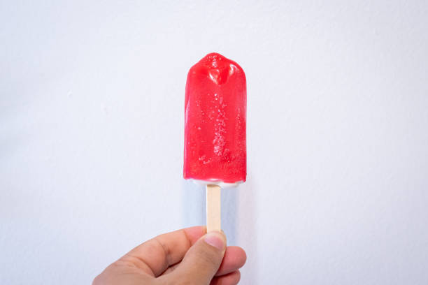 istock A red ice cream against white background 1022030304