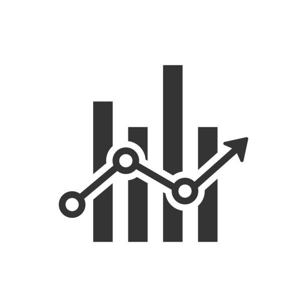 statistik-report-symbol - digitalisierung stock-grafiken, -clipart, -cartoons und -symbole