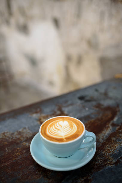 istock Cup of hot latte coffee 1022039010