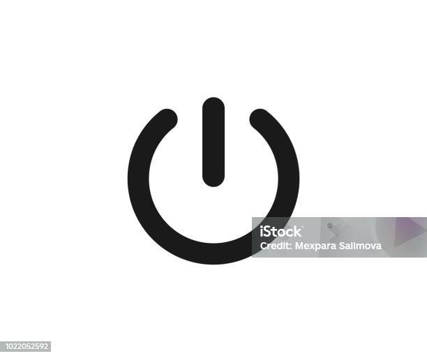 Onoff Button Vector Stock Illustration - Download Image Now - Computer ...