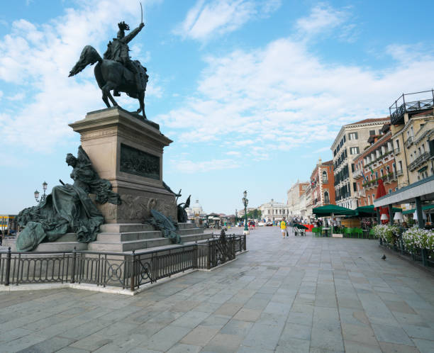Venice,Italy-July 25, 2018: The Victor Emmanuel II Monument in Venice