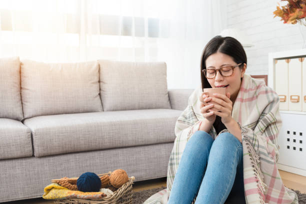 istock beautiful Asian women enjoy hot chocolate 1022060314