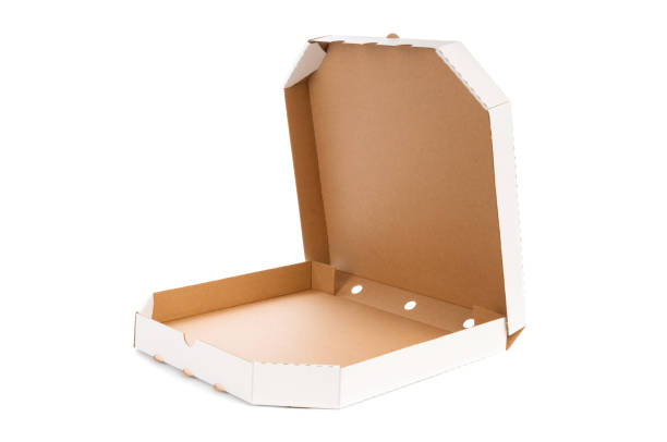 istock Pizza box isolated on the white background 1022070070