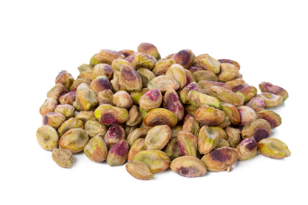 istock Pistachio nuts isolated on white background 1022070114