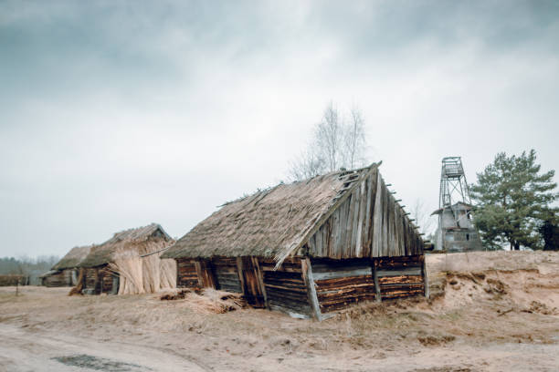 istock An old hut in the village 1022073232