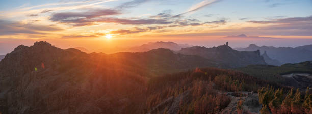 istock Sunset over the Roque Nublo, Gran Canaria, Spain 1022091234