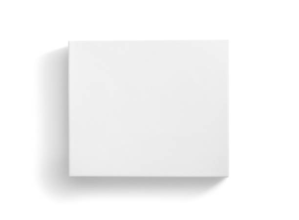 istock Blank white box top view isolated on white background with clipping path 1022106148