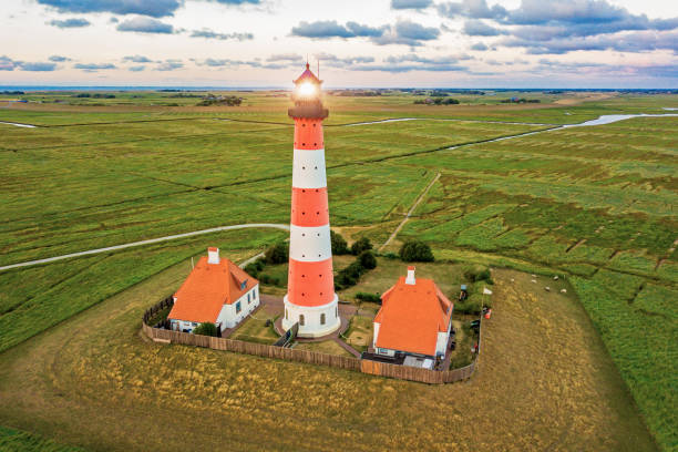istock Westerheversand Lighthouse North Frisia Germany 1022113062