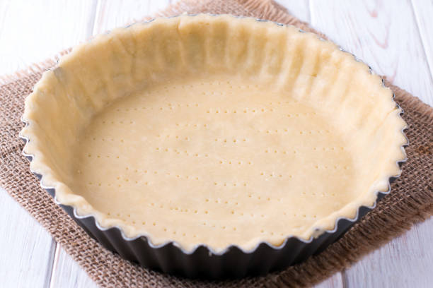 istock Dough for baking quiche tart in baking 1022127274