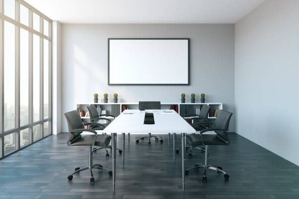 istock Meeting room with poster 1022148358