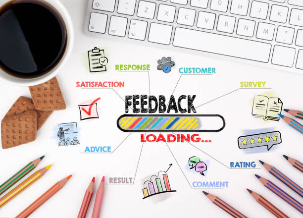 istock Feedback, Business concept. Chart with keywords and icons 1022163014
