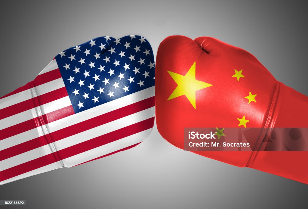 Trade War Concept Trade Friction Between China And The United States Trade War Concept Trade Friction Between China And The United States