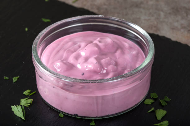 istock Blackberry smoothie in the glass bowl 1022173596