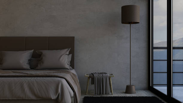 istock 3D Contemporary Bedroom Interior 1022176052