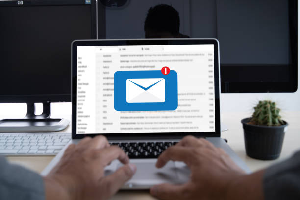 istock Mail Communication Connection message to mailing contacts phone Global Letters Concept 1022179320