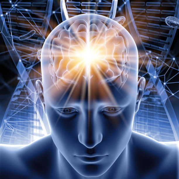 istock 3D male figure with brain highlighted 1022188152