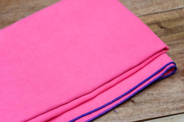 istock pink fast drying towel for travel 1022198362