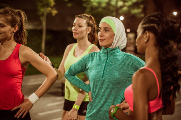 istock Enjoy in exercise and friendship 1022224552