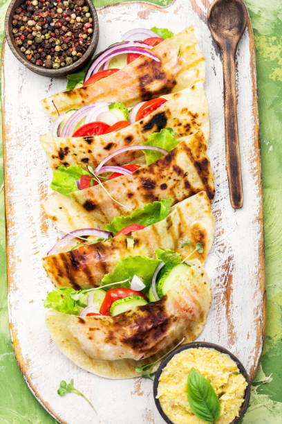 istock Vegetarian Pita Sandwich 1022224866