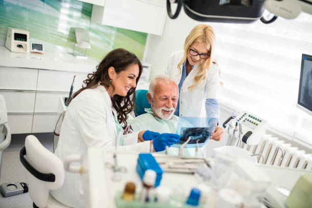 istock Patient getting a dental treatment at clinic 1022227946