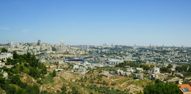 istock Jerusalem suburbs from a Bethlehem hilltop on a sunny summer day 1022228106