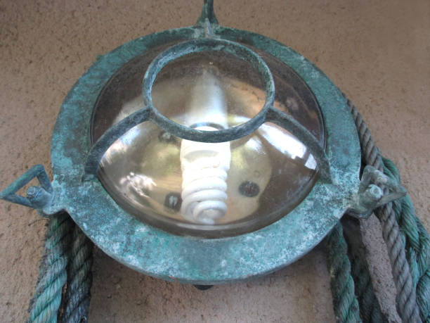 Marine style electric wall light