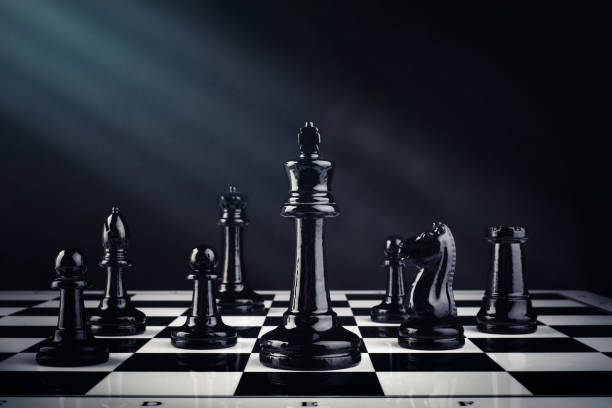 istock Chess board game for ideas and competition and strategy, business success concept. 1022234268