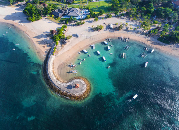 istock Bali coast with a figurative breakwater aerial view 1022237190