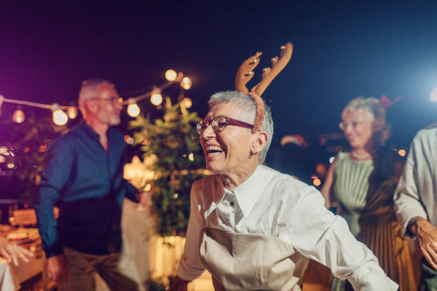 istock Senior New Year Rooftop Party 1022253664
