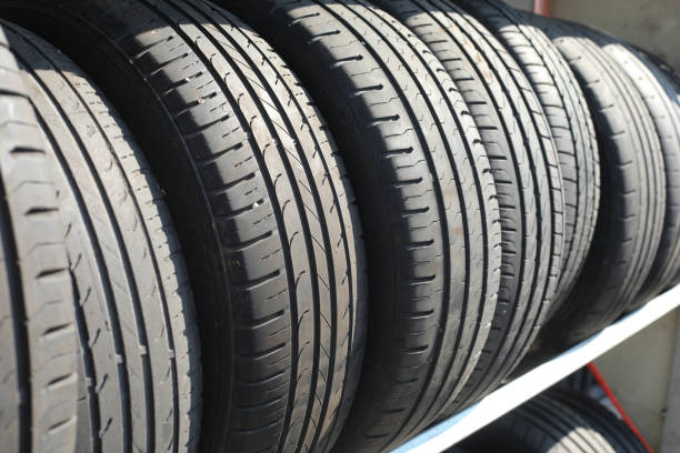istock new tire at shop 1022255034