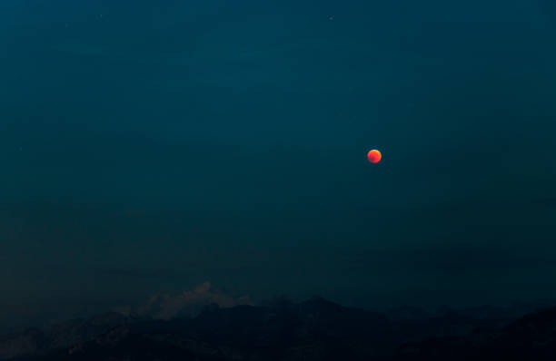 Moon eclipse stock photo