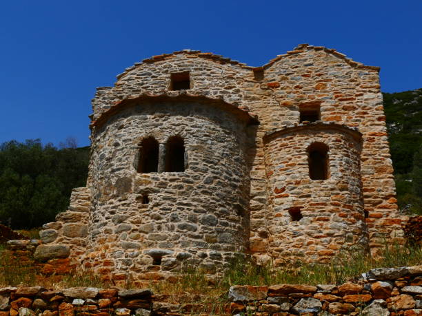istock Byzantine chapel in Naxos island, Greece 1022264540