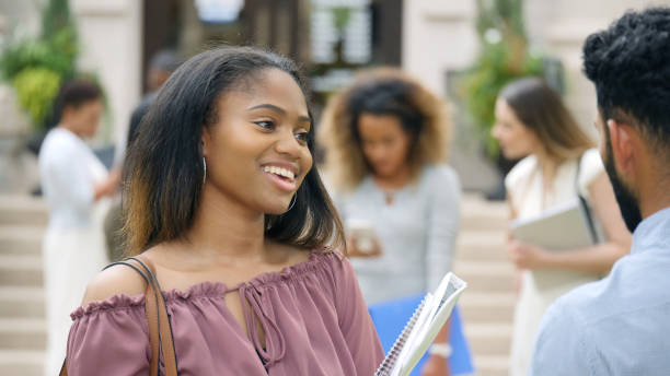 istock Cheerful female college student 1022278222