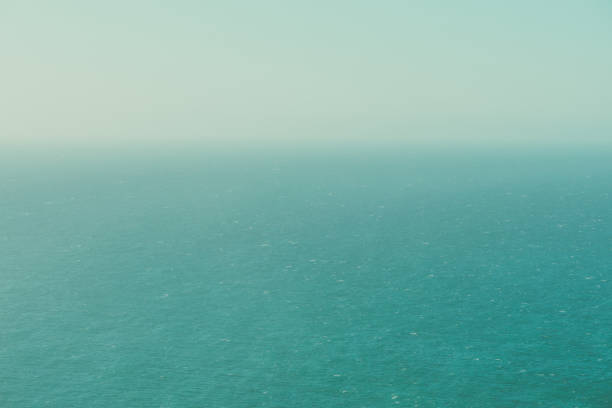 istock Calm ocean from a birds eye view vintage stylized 1022278560