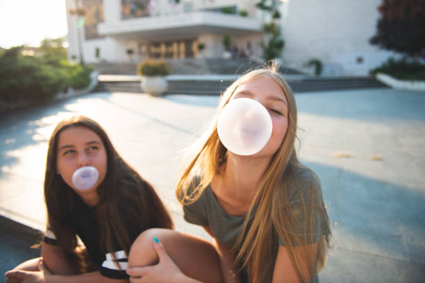 Teenage friends