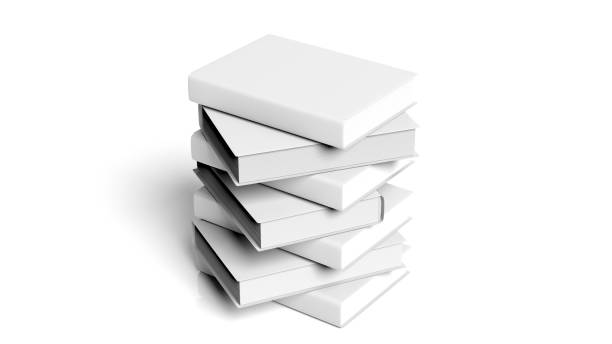 istock Stack of books with blank hardcover, isolated on white background. 1022300952