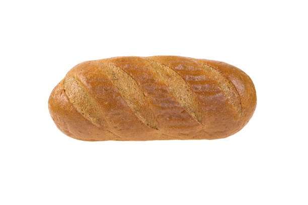 istock bread from higher grades of wheat, a loaf isolated on a white background 1022302154