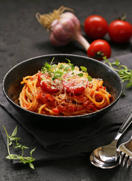 istock pasta spaghetti with tomato sauce 1022306930